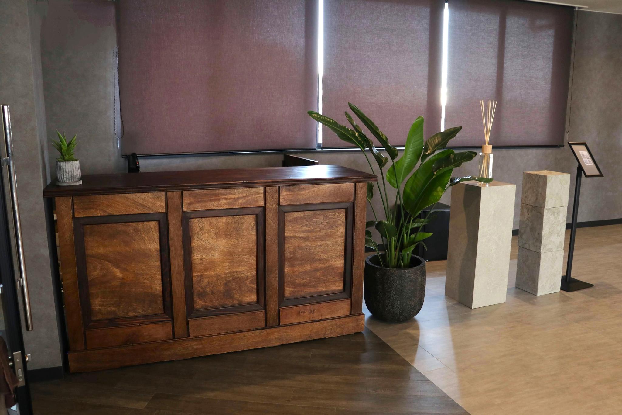 受付けカウンター アンティークカウンター レジ台 キャッシャー バーカウンター 受付  ディスプレイ 店舗什器 | 3枚目